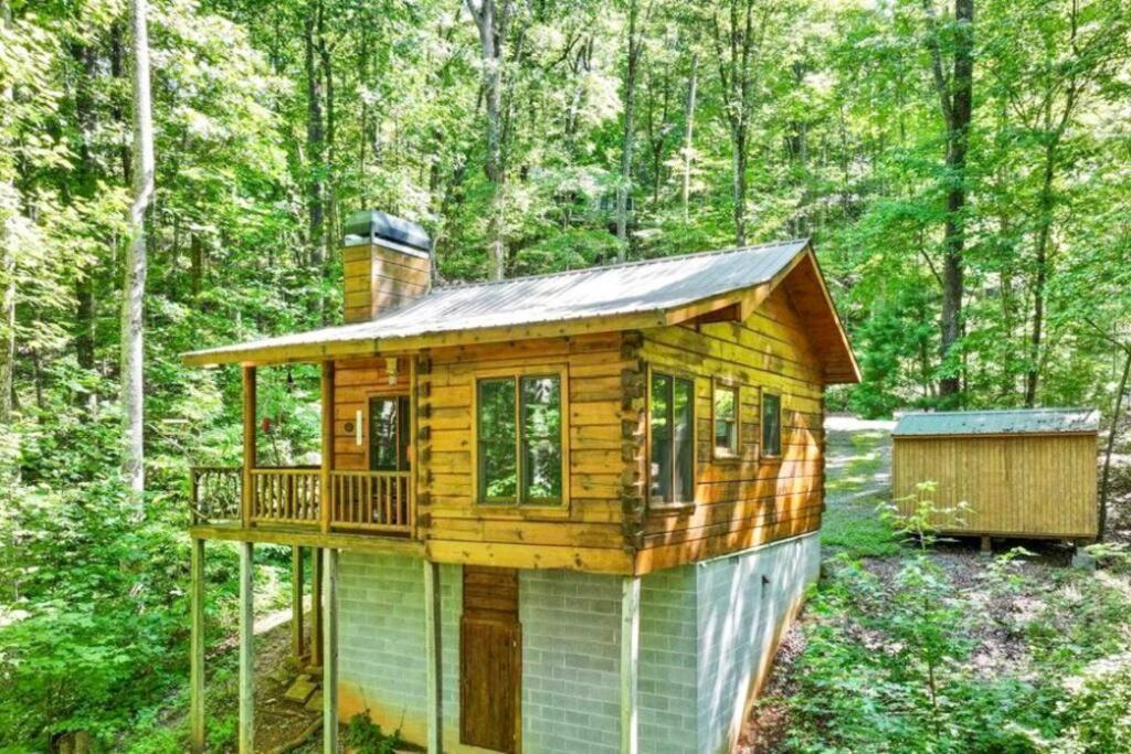 Open Studio Lodge At Little Rock Creek Cherry Log Eksteriør bilde