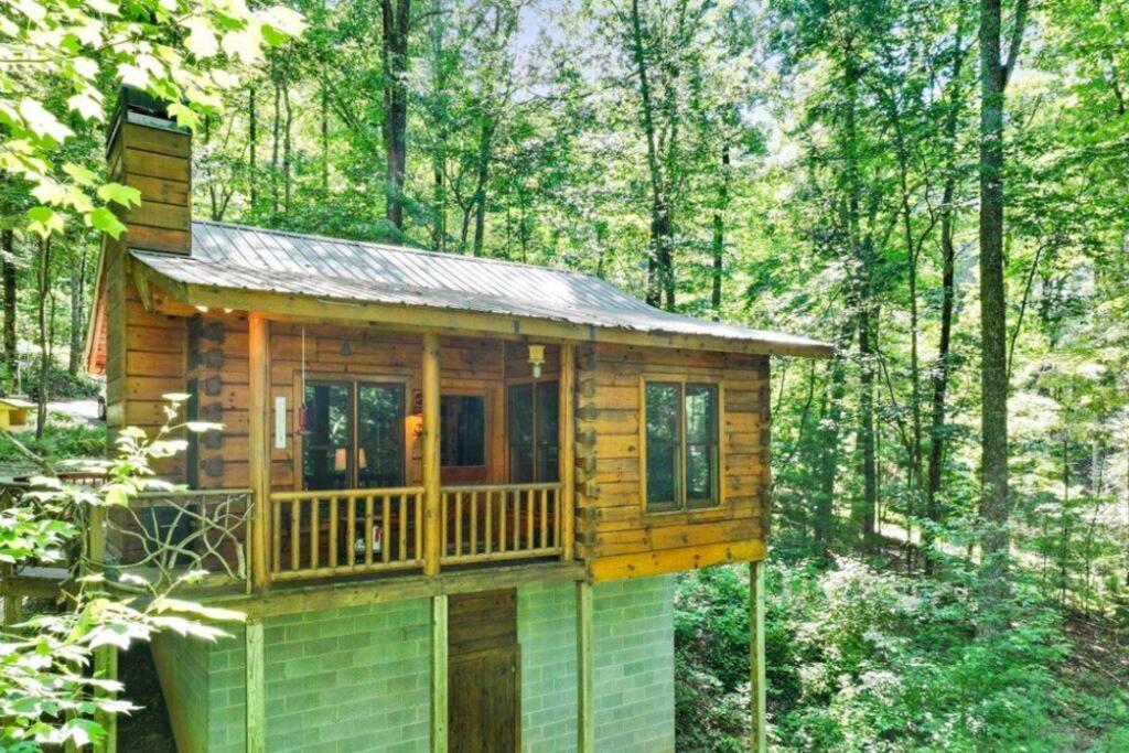 Open Studio Lodge At Little Rock Creek Cherry Log Eksteriør bilde
